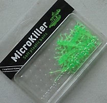 MikroKiller Силиконовая приманка МикроКиллер  УФ салатовая веснянка