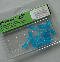 MikroKiller Силиконовая приманка Микрокиллер УФ синий малый малек