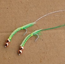 Фосфорная мормышка на корюшку   Самосвал Рачок № 6 мм. Блесна самосвал вольфрамовая на корюшку  свет накопительная 