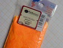 перья Марабу для ярких хвостиков мушек на Горбушу фирмы Вапси  цвет Фл Оранж