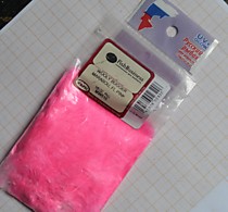 Перья Марабу фирмы Вапси цвет фл Розовый Материал для мушек на горбушу на Умбе для ярких пушистых хвостиков