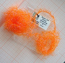 HARELINE Dyed UV Polar Chehille  Для мушек на гольца и форель цвет  яркий Оранжевый  Икра