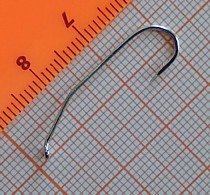 Maruto s74 # 6 Silver Крючок № 7 мм  c  длинным цевьем сахалинский стример- серебро