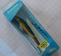 Воблер на щуку судака лосося фирма SureCats ( Сингапур) Exhljsion ( путешественник ) - 90 мм Расцветка № 4