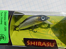 воблер на ленка Ширасу. черно желтая рыбка-38 мм 2.3 гр
