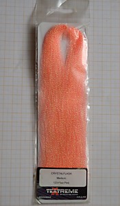 Люрексы для самодуров на морскую рыбалку и корющку, фирмы "Текстрим" с эффектом кристалографии Розовый УФ Люрексы для самодуров TEXTREMЕ CRYSTALFLASH Medium Fluo Pink