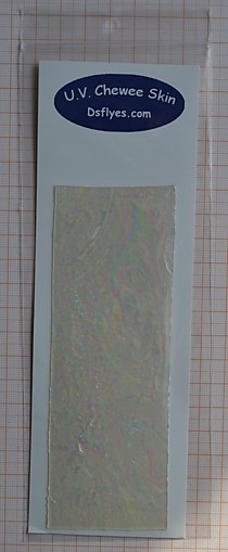 Материал для создания Бокоплава объемная пленка Чеве УФ Скин фирмы Харелайнер. Цвет белый-прозрачный светящийся в темноте .UV GLOW-IN-THE-DARK CHEWEE SKIN HARELINE