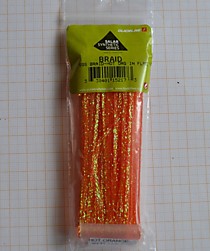 Материал для самодуров на морскую и зимнию рыбалку Брайд "Гайдлайнер" Швеция оранжевый BRAID "GUIDELINE" ORG IN FLME