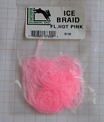 Материал для тела мушек,фирмы "харелайн"/ В большой упаковке- маленькой-тонкий. Ультрофиолет, цвет ярко-розовый "HARELINE" Fl Hot Pink UV