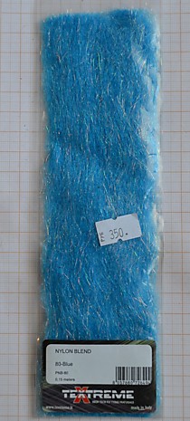 Мохер на корюшку Материал для бородок на самодуры для корюшки нейлон, . Фирма "Текстрим" цвет голубой. NYLON BLEND TEXTREME Blue