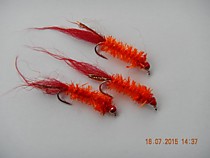 UV стример мохнатушка лососевый №6 цвет Лососевый оранжевый Вап