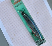японский воблер на лосося YO ZURI   LIVERBAIT MINNOW R 833 AIV  130 мм--- 23 гр
