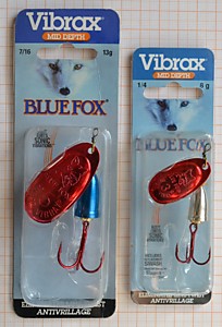 Оригинальные блесна фирмы Блюфокс, на Кижуча и Ленка. Vibrax BLUE FOX - приманка для умной рыбалки